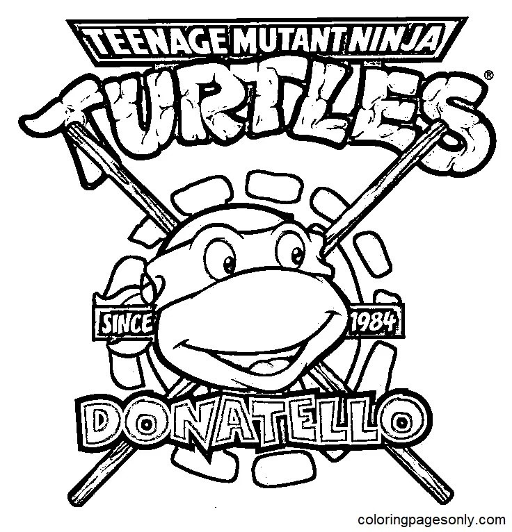 Ninja Turtles Coloring Pages 44