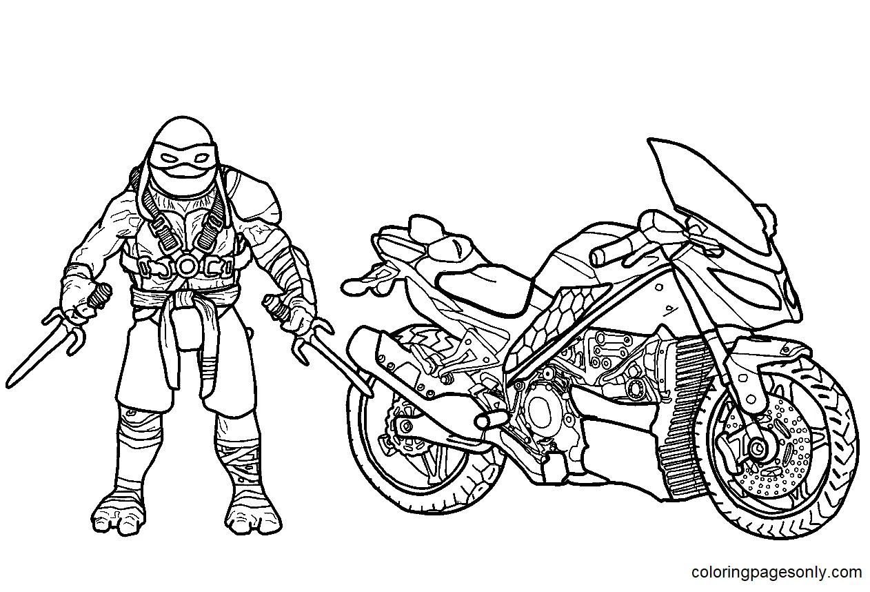 Desenhos de Tartarugas ninjas Para Colorir 61