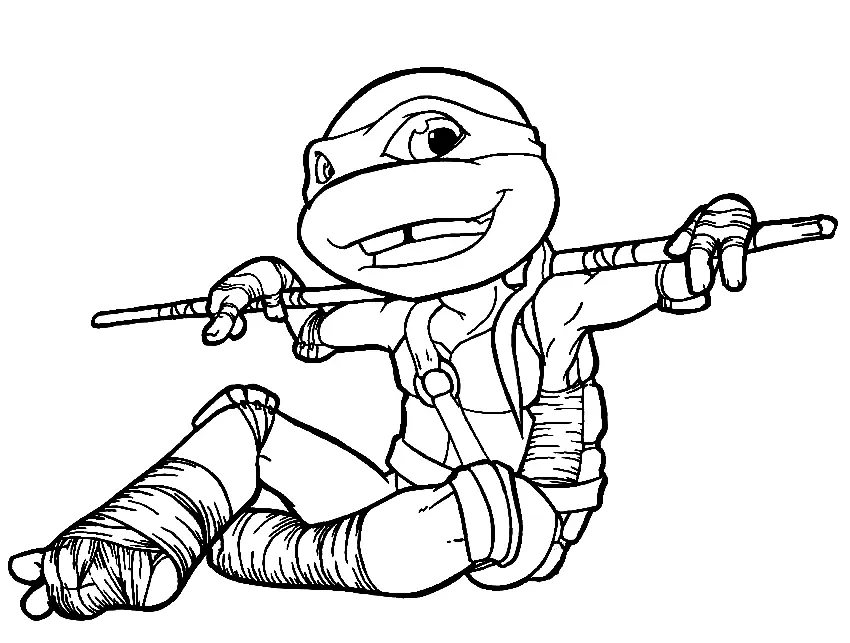 Ninja Turtles Ausmalbilder 75