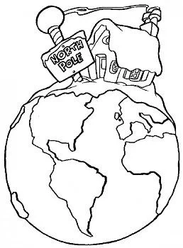 North and South poles Coloring Pages 17