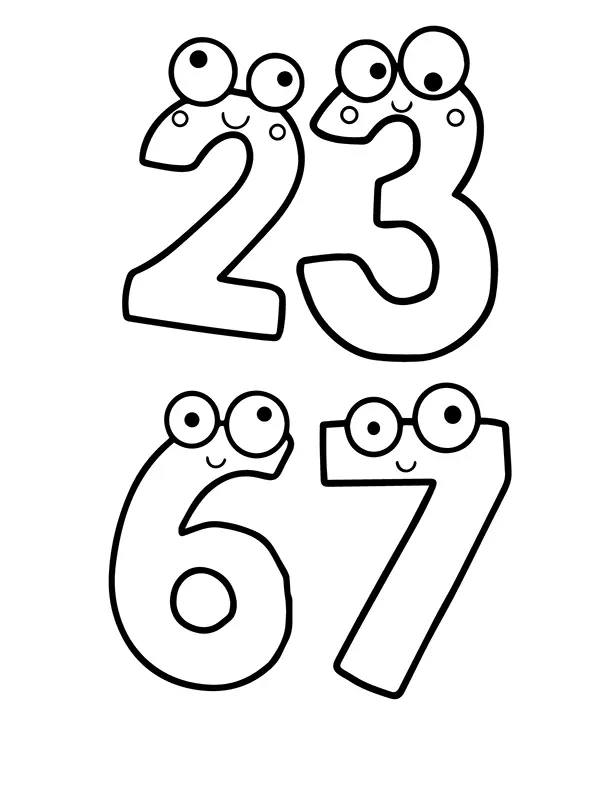 Desenhos de Number Lore Para Colorir 12