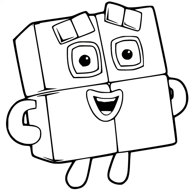 Desenhos de Numberblocks Para Colorir 18