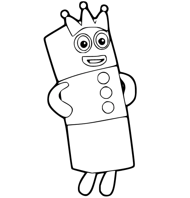 Desenhos de Numberblocks Para Colorir 20