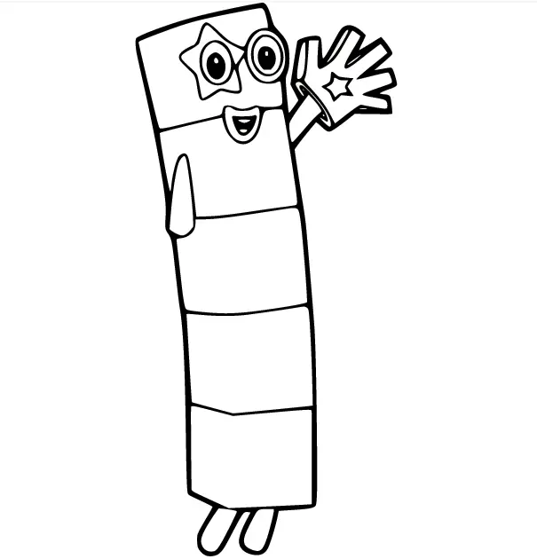 Desenhos de Numberblocks Para Colorir 21