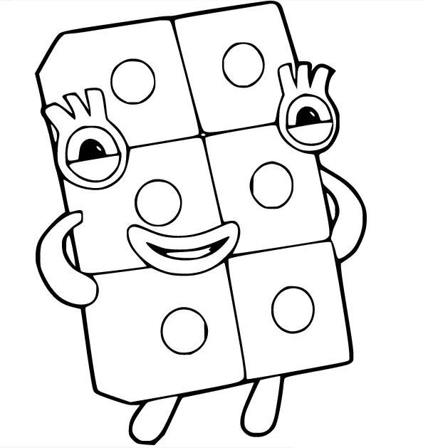 Desenhos de Numberblocks Para Colorir 23