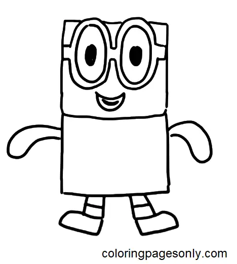 Desenhos de Numberblocks Para Colorir 24