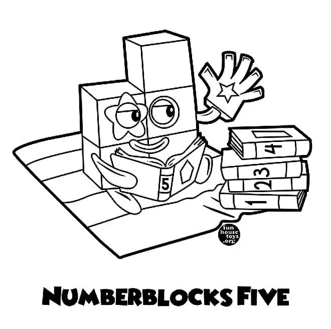 Desenhos de Numberblocks Para Colorir 28