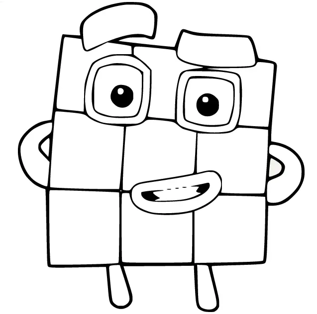 Desenhos de Numberblocks Para Colorir 31