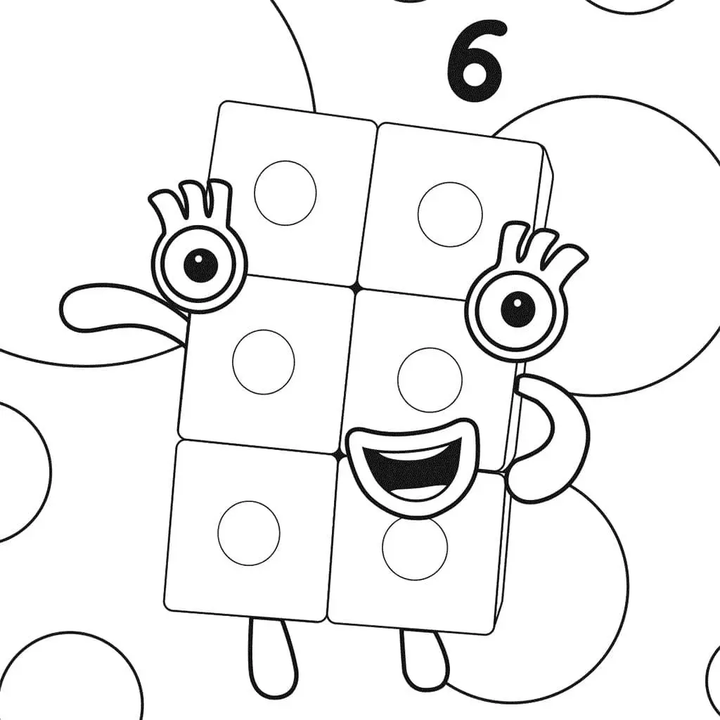 Desenhos de Numberblocks Para Colorir 35