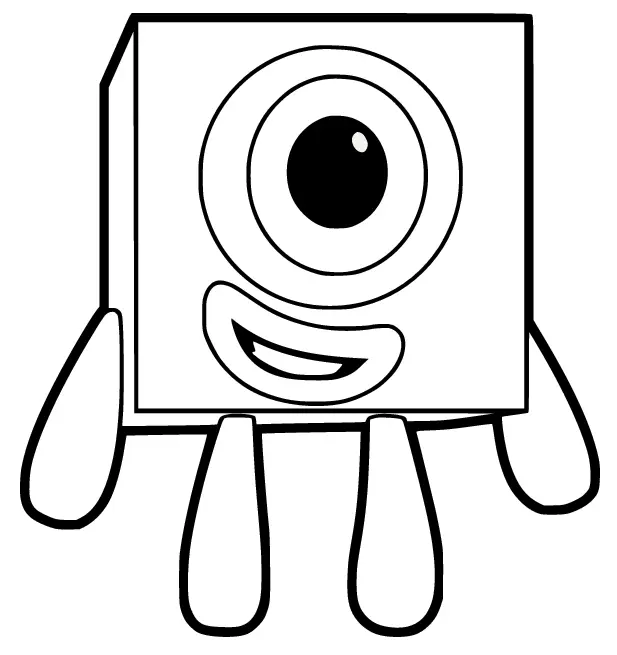 Desenhos de Numberblocks Para Colorir 8