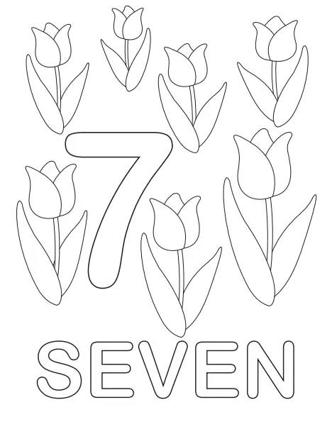 Numbers Coloring Pages 52