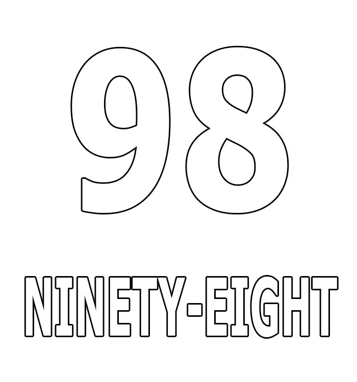 Numbers Coloring Pages 58