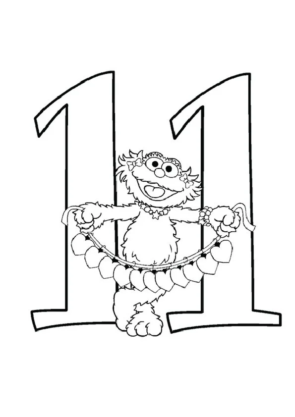Numbers Coloring Pages 75