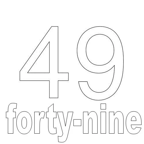 Numbers Coloring Pages 88