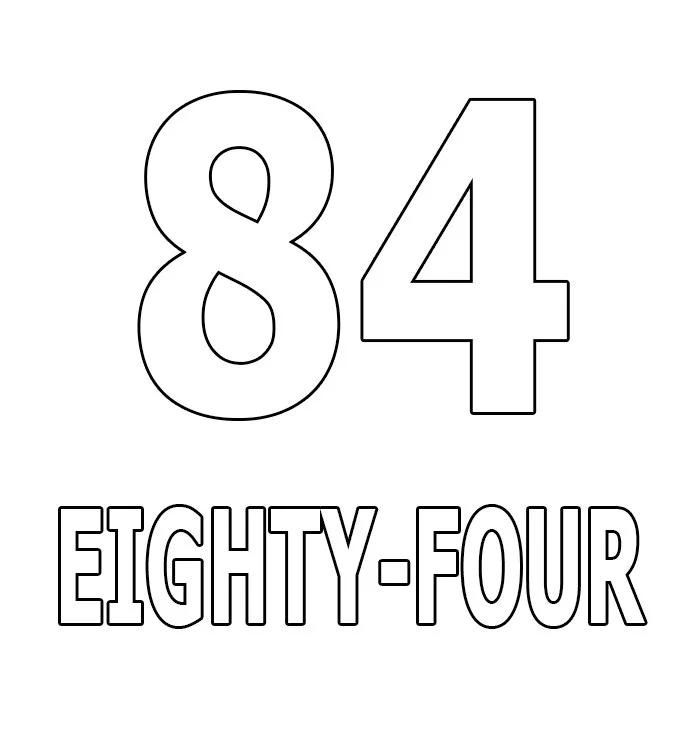 Numbers Coloring Pages 95