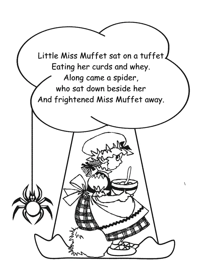 Nursery Rhymes Coloring Pages 13