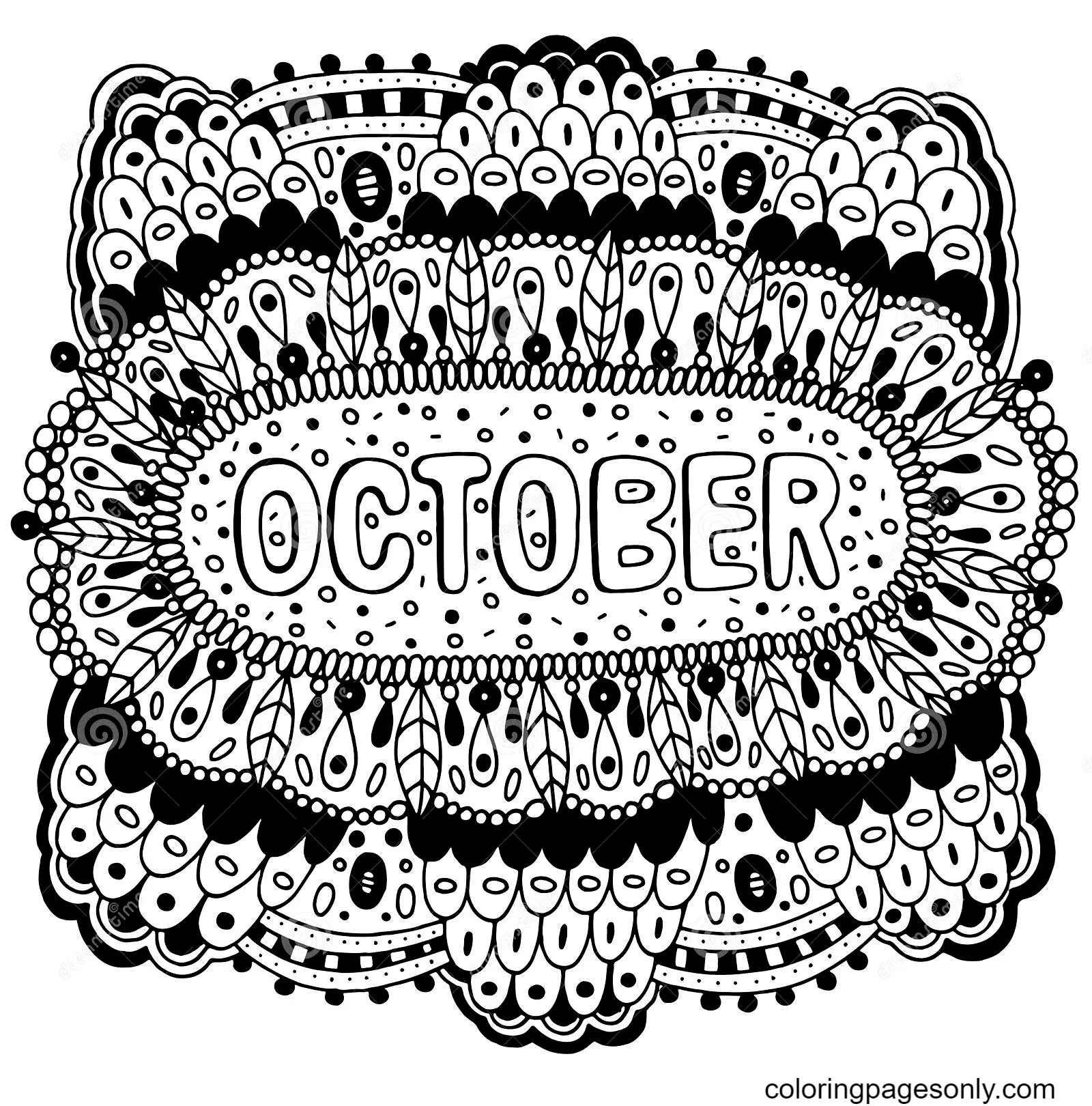 October Coloring Pages 22