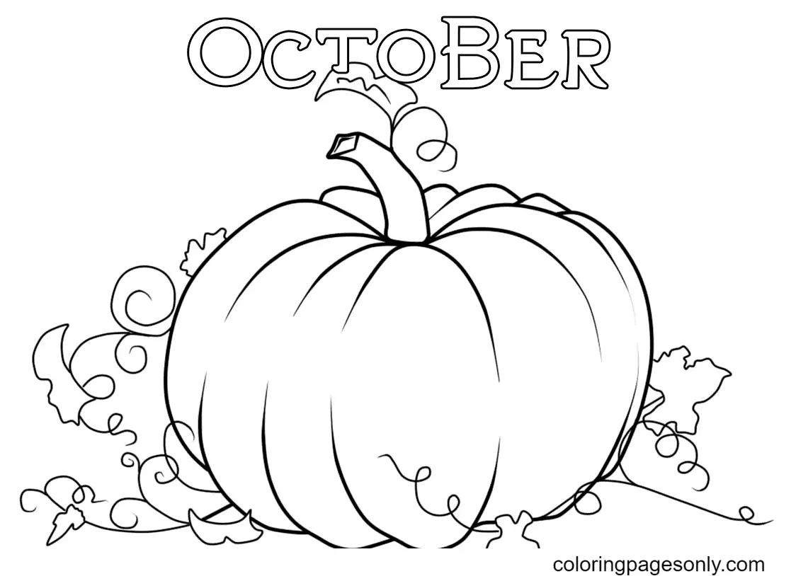 October Coloring Pages 23