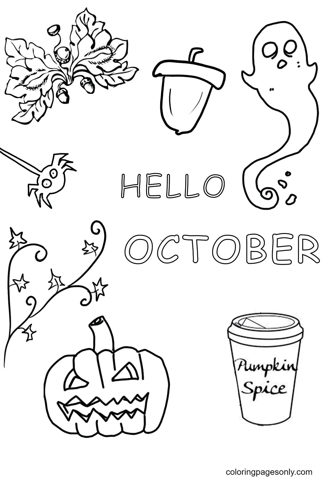 October Coloring Pages 39