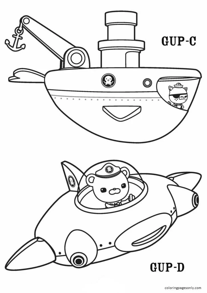 Octonauts Para Colorear 2