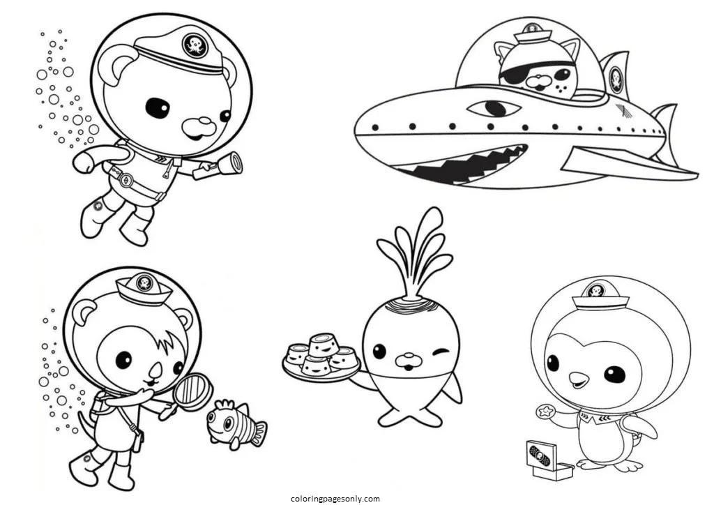 Octonauts Para Colorear 23