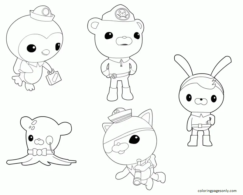 Octonauts Para Colorear 24