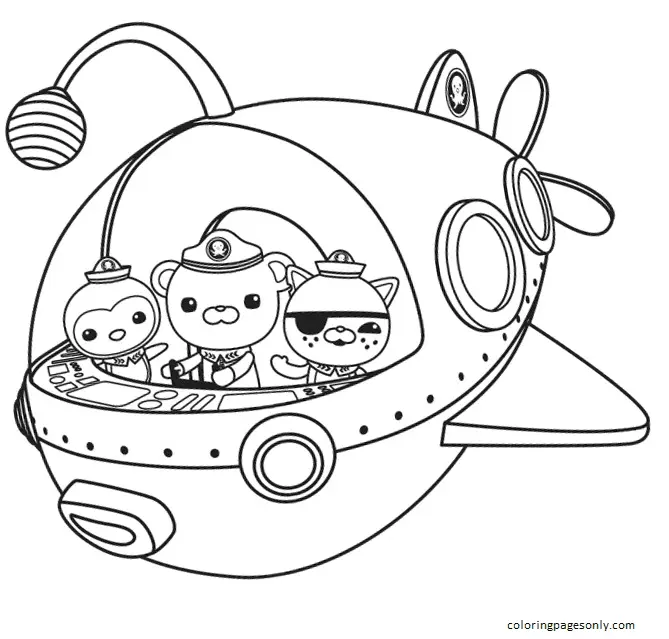 Octonauts Para Colorear 34