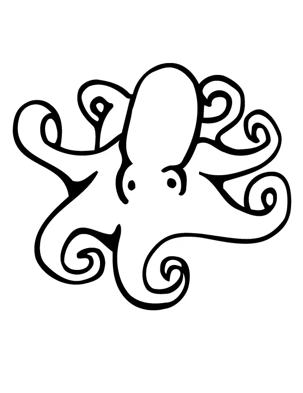 Oktopus Ausmalbilder 73