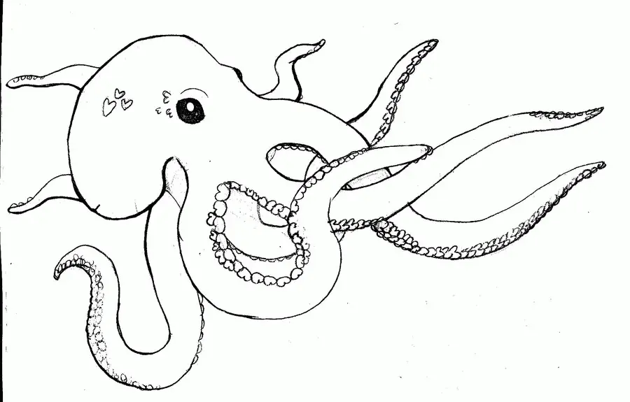 Octopus Coloring Pages 95