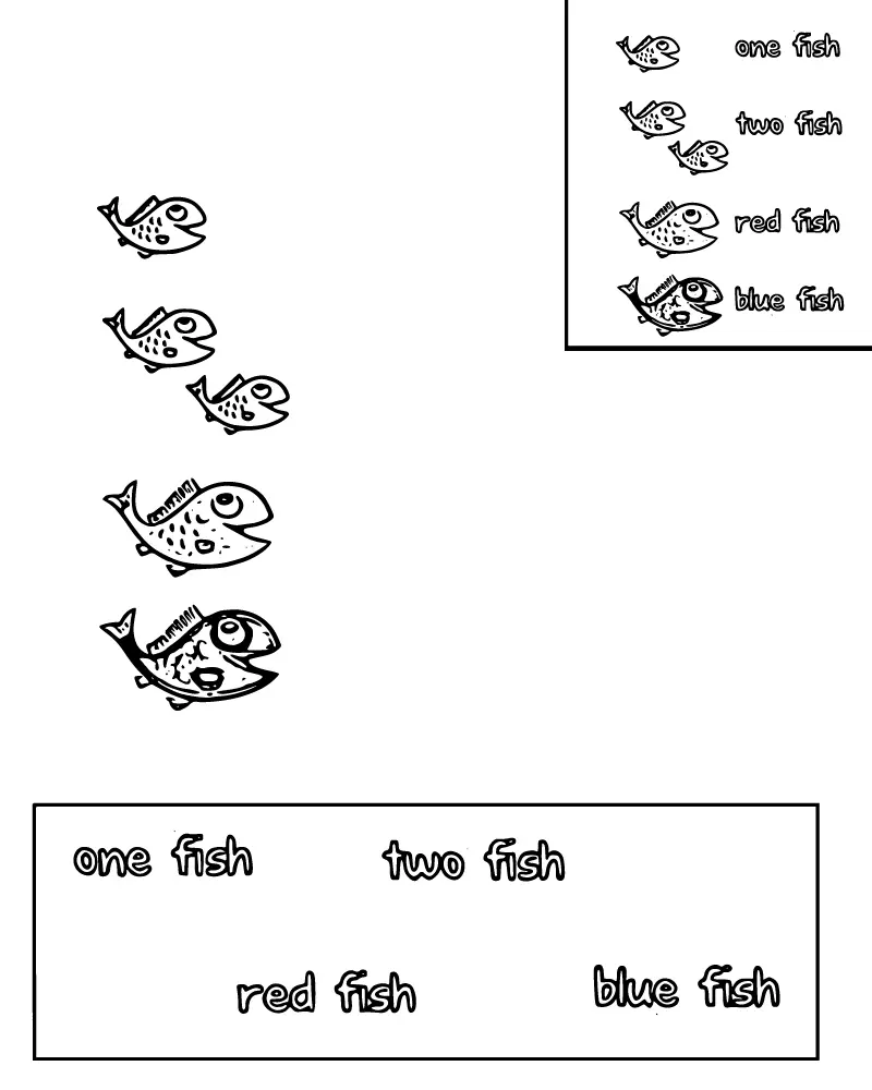 Ein Fisch Zwei Fisch Ausmalbilder 18