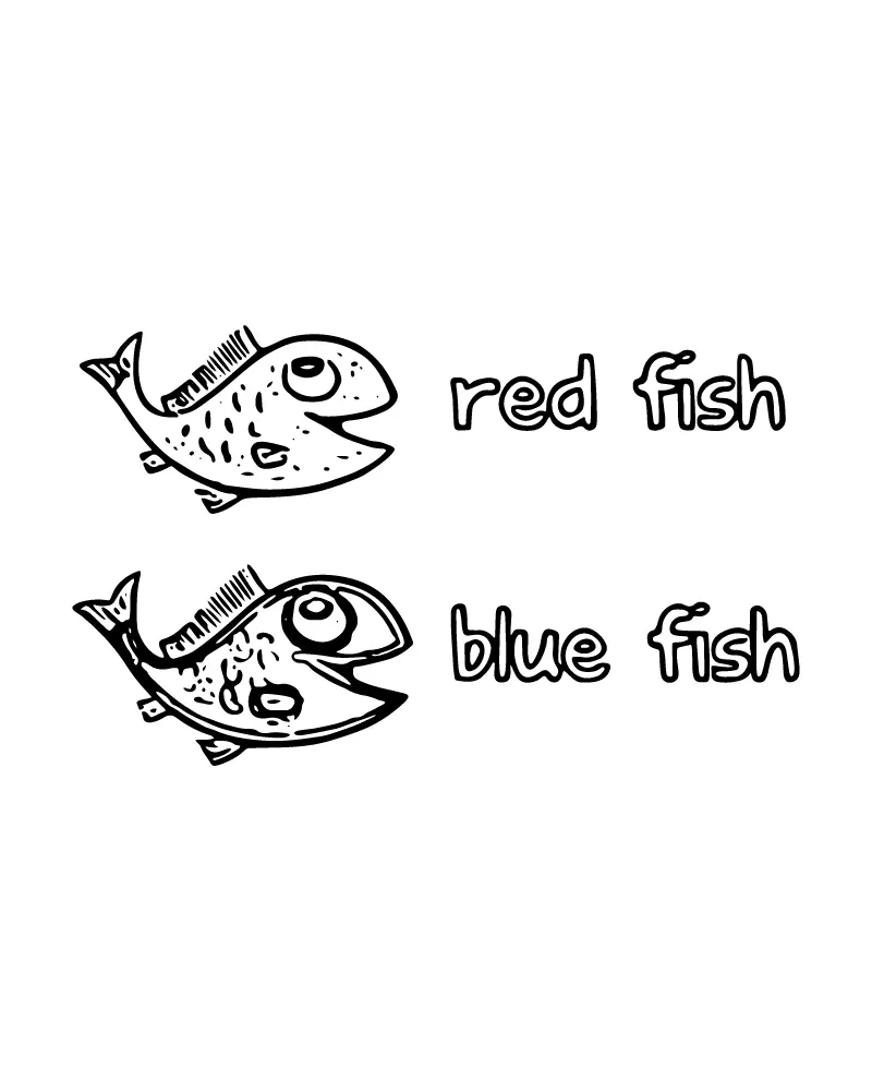 Ein Fisch Zwei Fisch Ausmalbilder 20