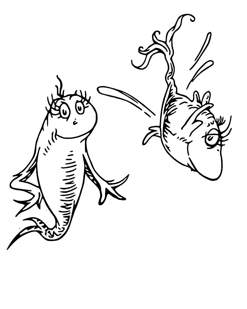 Ein Fisch Zwei Fisch Ausmalbilder 5