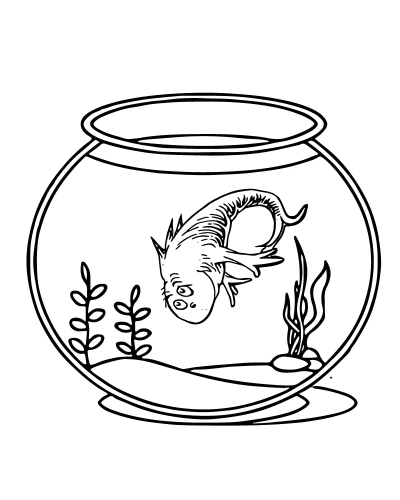 Ein Fisch Zwei Fisch Ausmalbilder 9