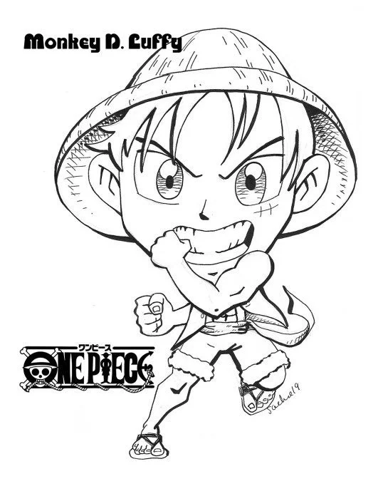 Desenhos de One Piece Para Colorir 7