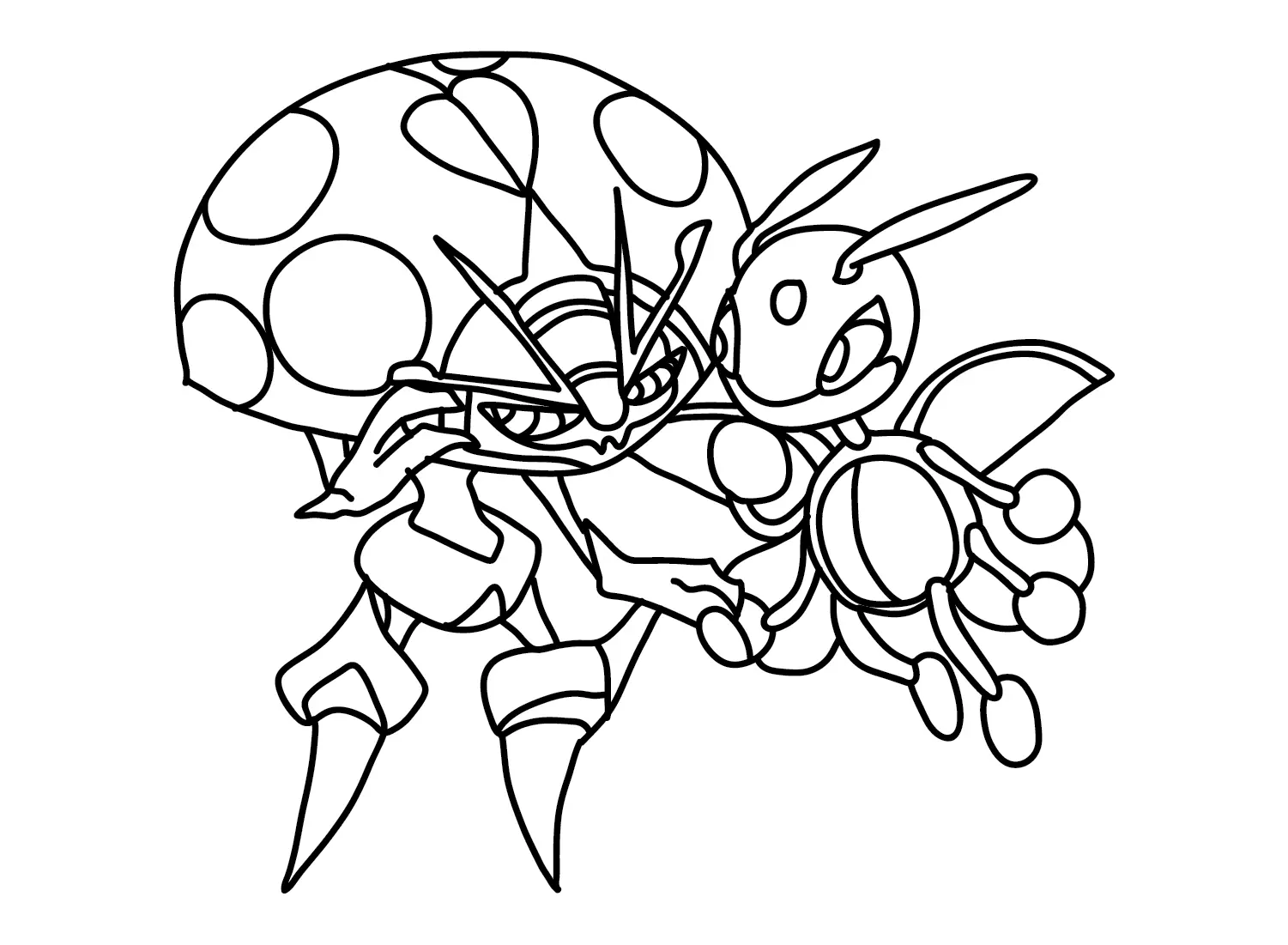 Orbeetle Coloring Pages 8