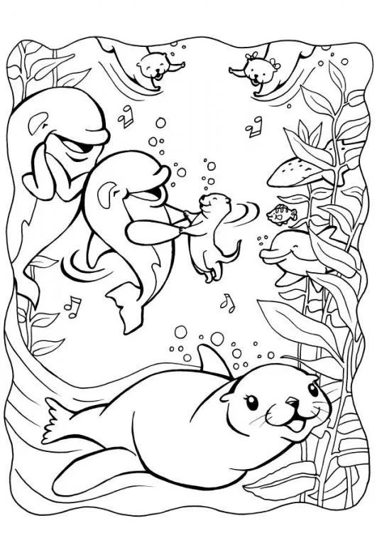 Otter Coloring Pages 120