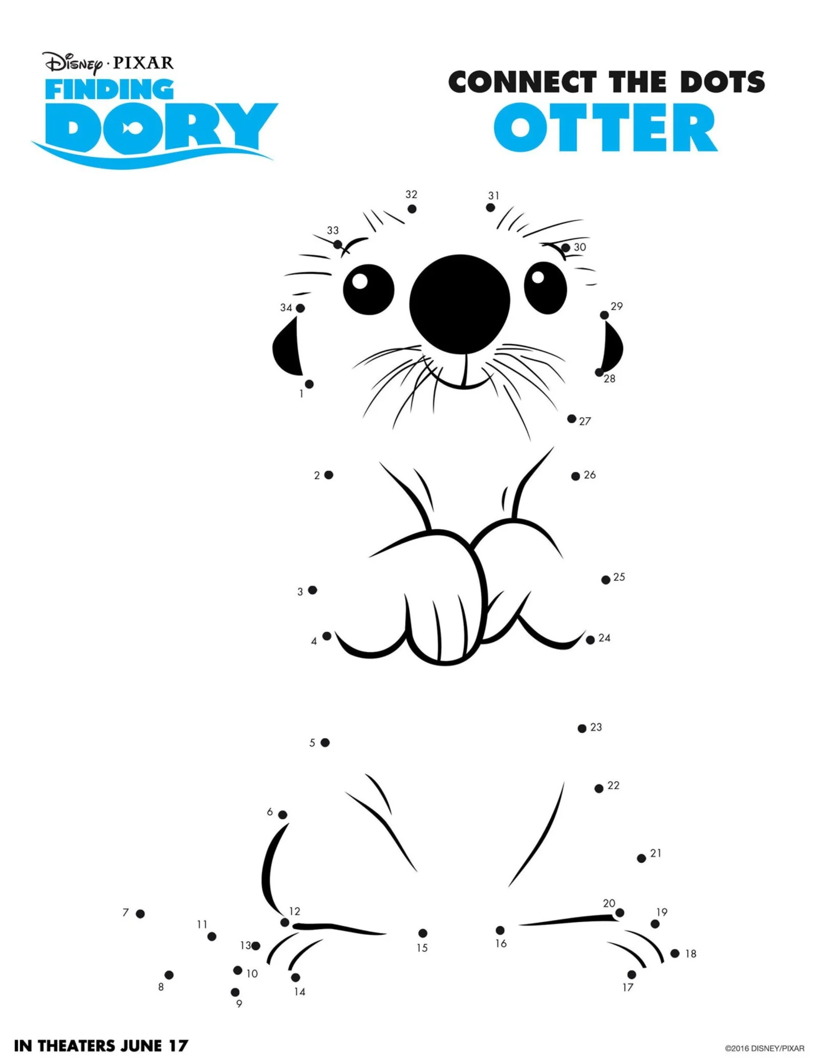 Desenhos de Lontras Para Colorir 128