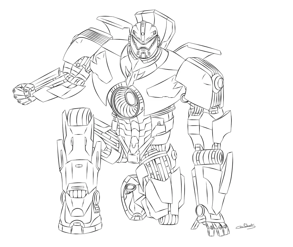 Pacific Rim Coloring Pages 10