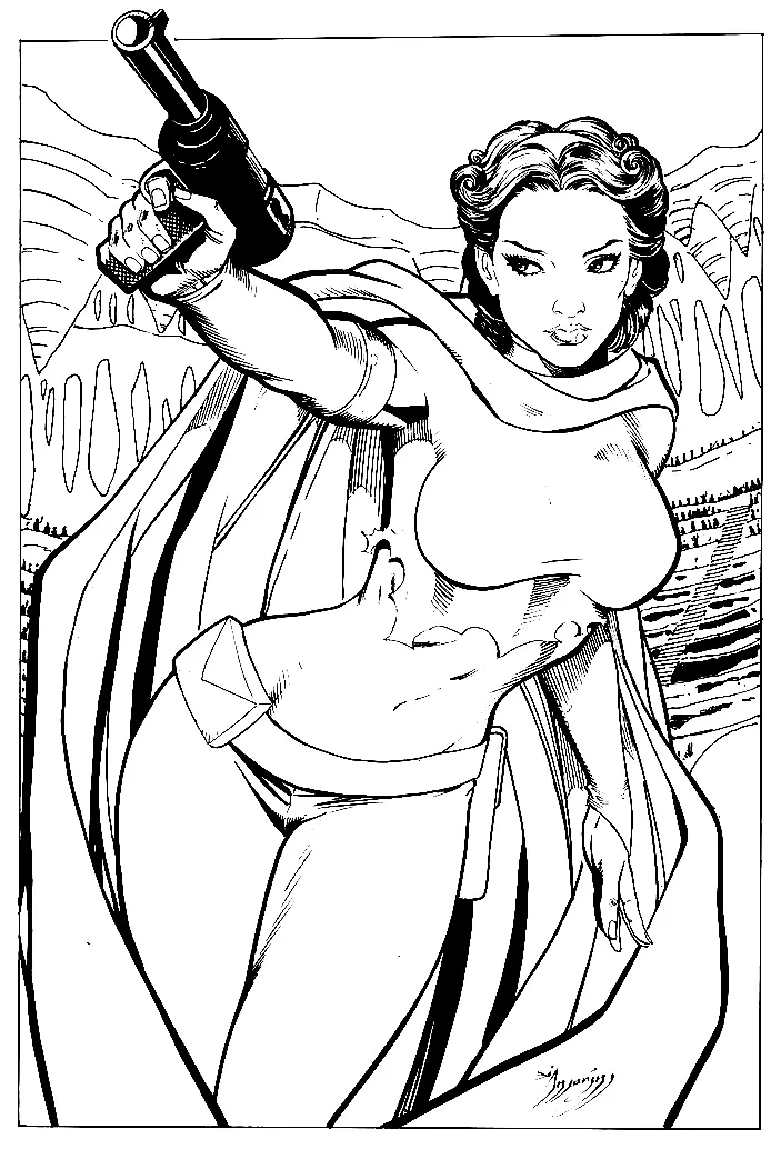 Padme Coloring Pages