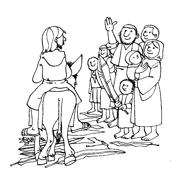 Palm Sunday Coloring Pages 31