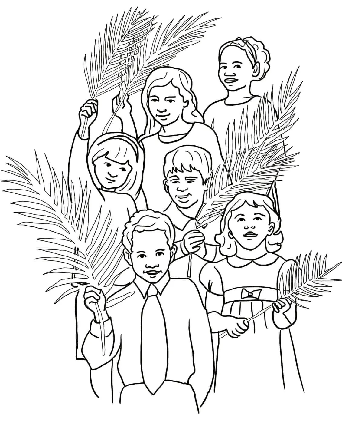 Palm Sunday Coloring Pages 40