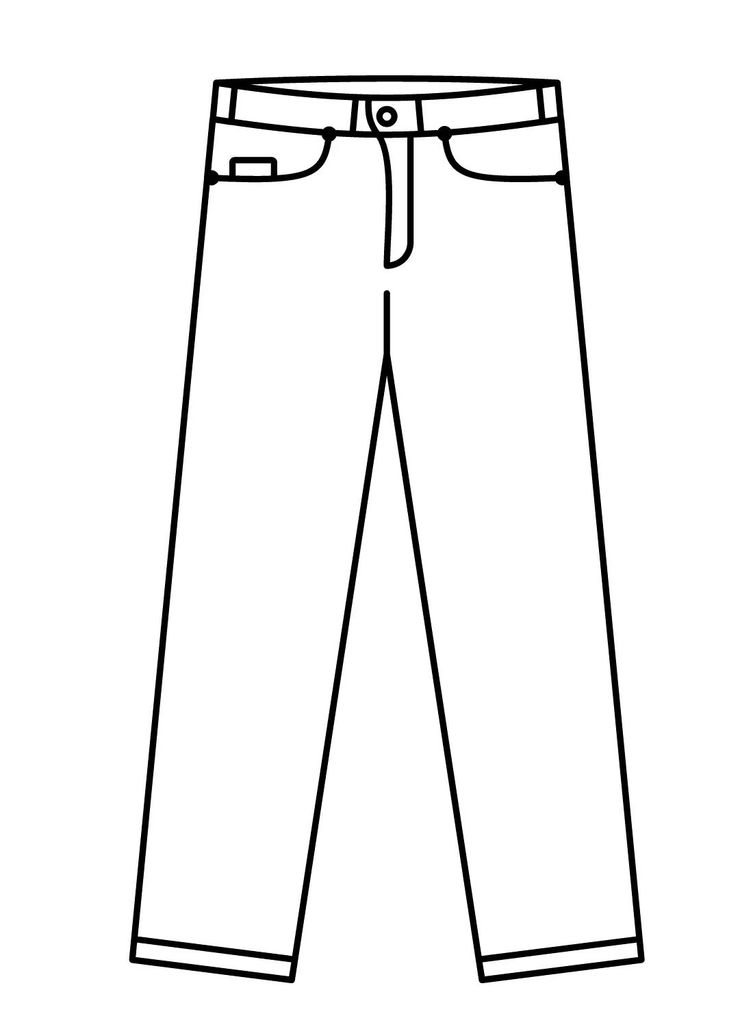 Pantalones Para Colorear 1