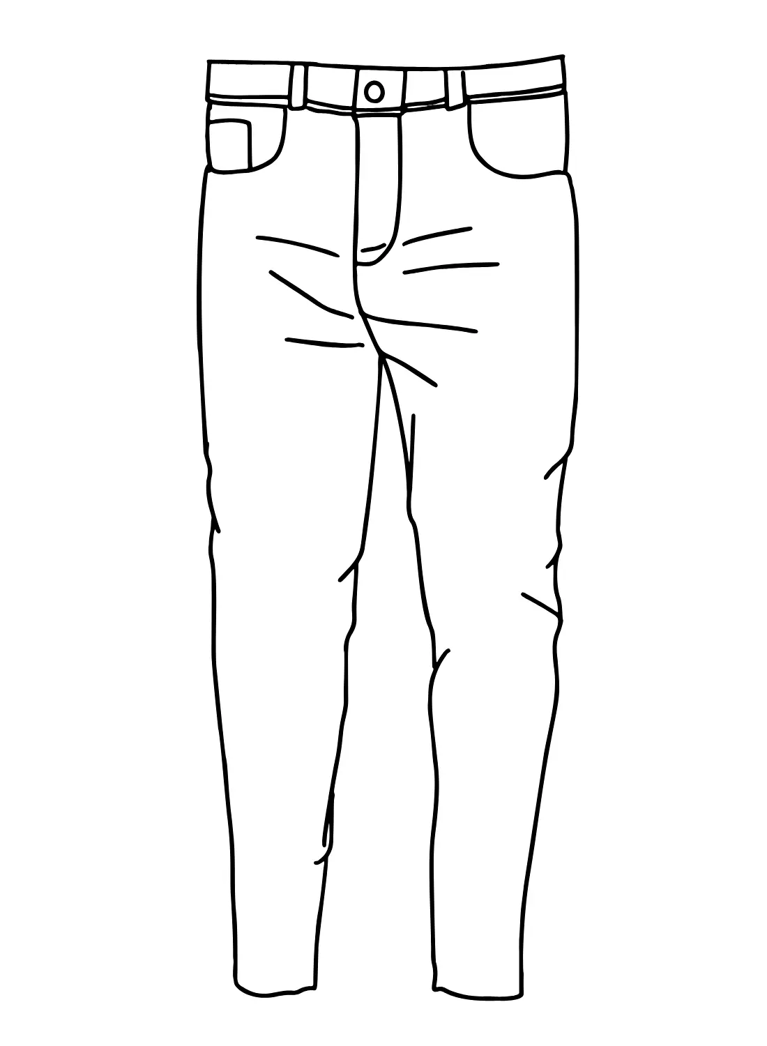 Pantalones Para Colorear 34