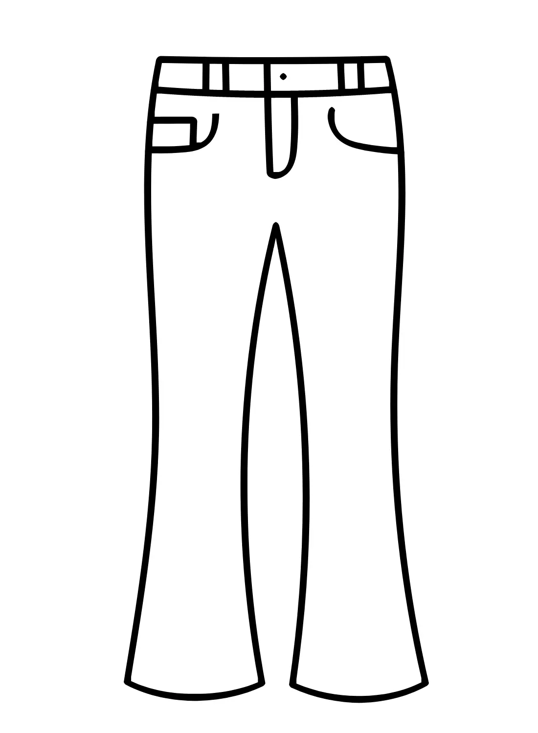 Pantalones Para Colorear 7