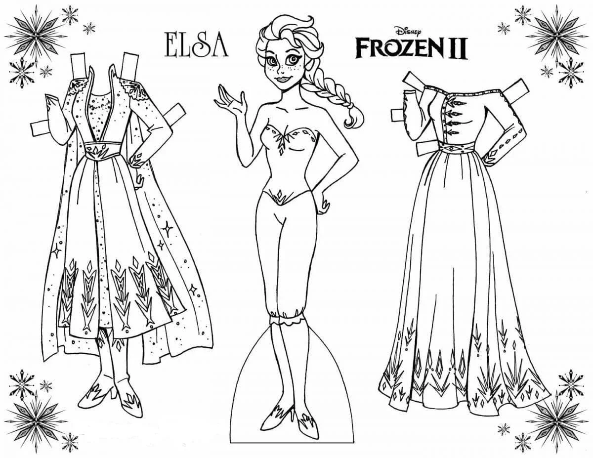 Paper Doll Coloring Pages 52