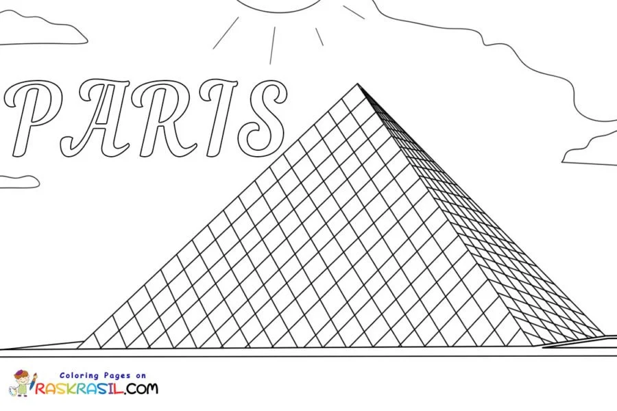 Paris Coloring Pages 1