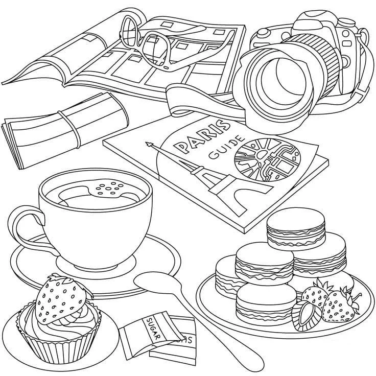 Paris Coloring Pages 31