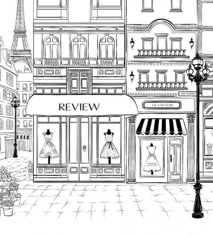 Paris Coloring Pages 61