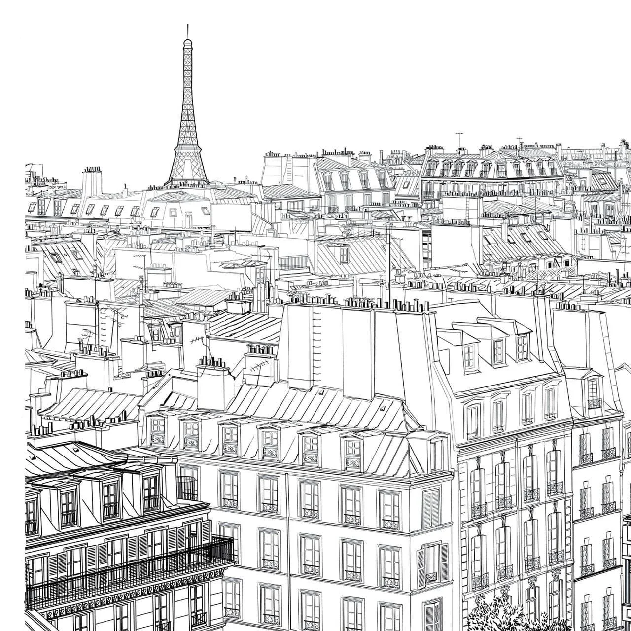 Paris Coloring Pages 79