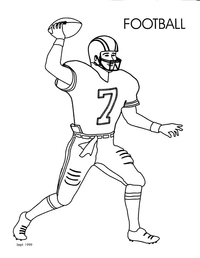 Patrick Mahomes Coloring Pages 12